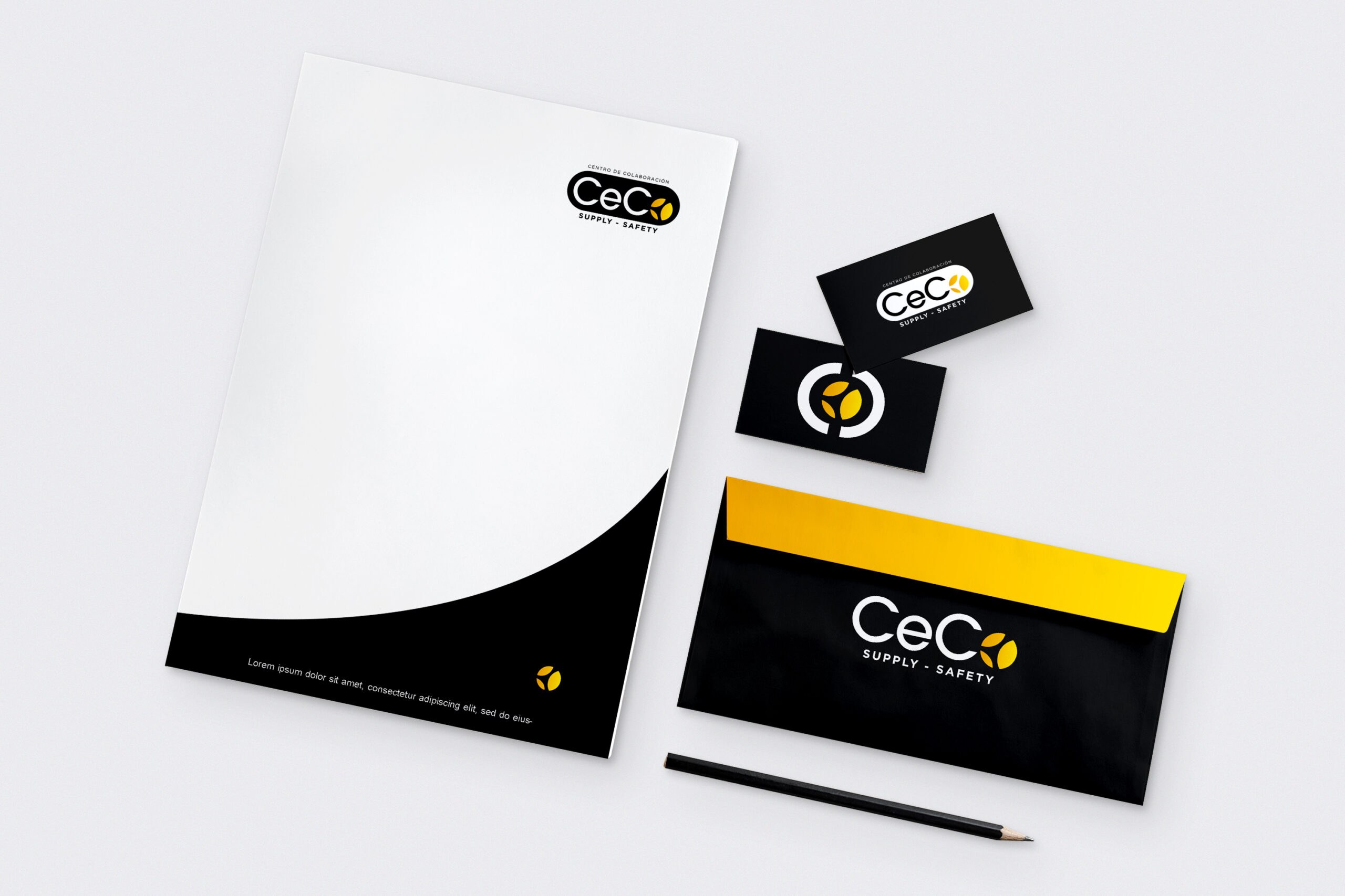 Blank stationery set
